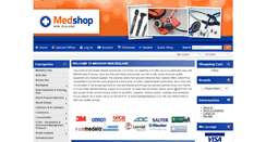 Desktop Screenshot of medshop.co.nz