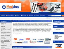 Tablet Screenshot of medshop.co.nz